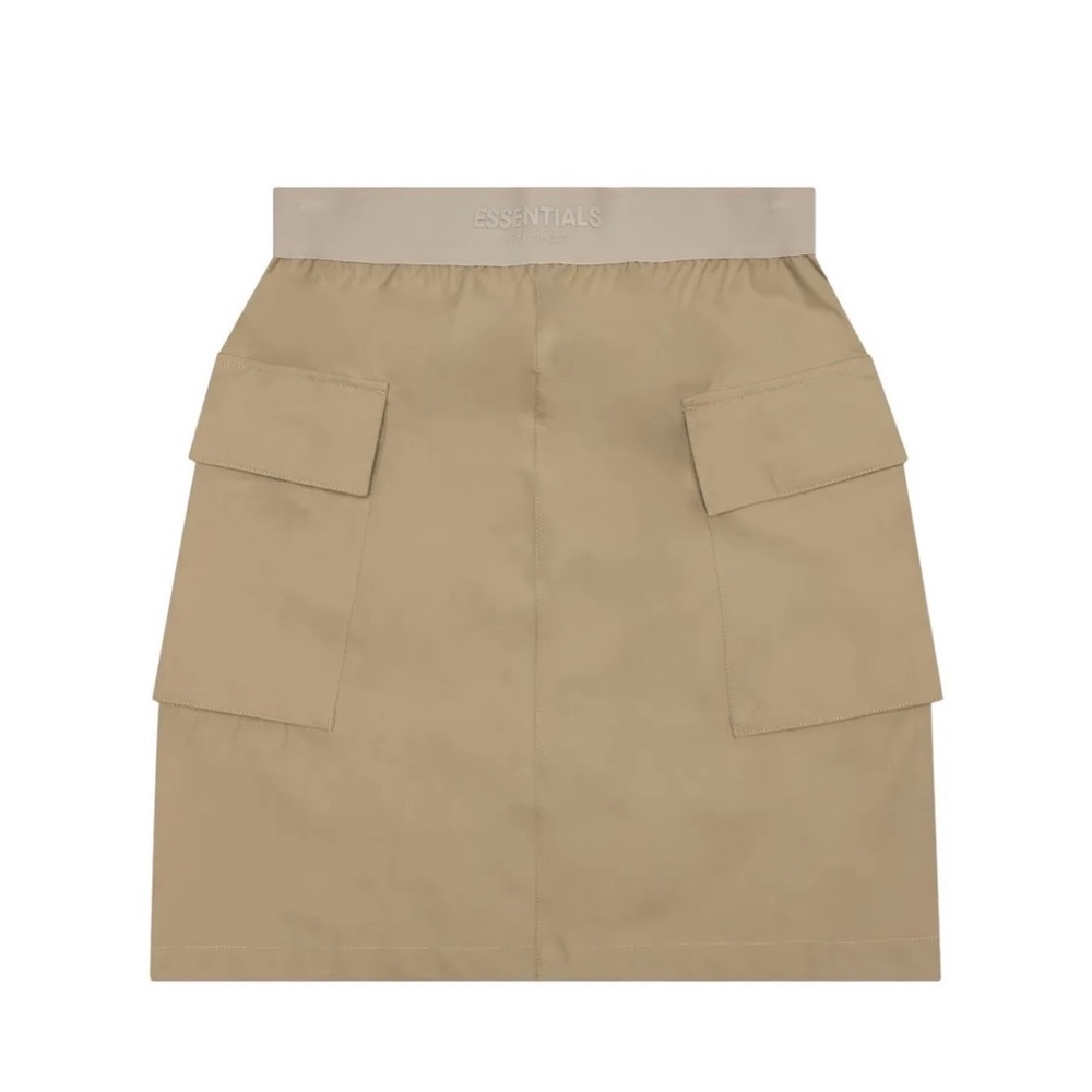 Fear of God ESSENTIALS Beige Elastic Waist Skirt